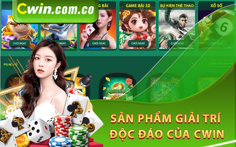 Sản phẩm giải trí độc đáo của Cwin