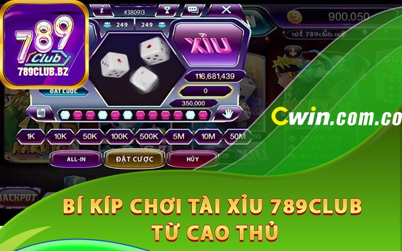 Tổng hợp bí kíp chơi tài xỉu 789Club từ cao thủ